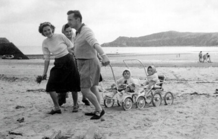 Train de poussettes 1952