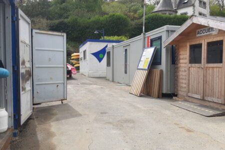 Livraison Morgat 320 au Centre de voile en 2024